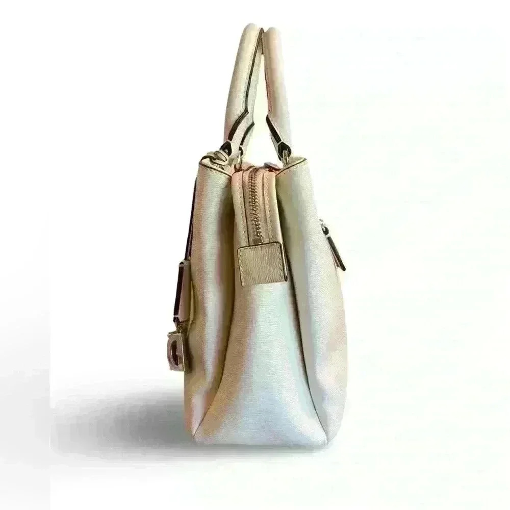 DKNY Off White/Light Cream DKNY Medium Satchel with Double Handles. NWT - Picture 5 of 8